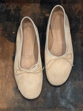 anniel - ballet flat suede beige pale pink