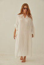 Dadan white  dress cotton gauze