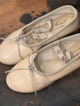 anniel - kids pink leather ballerina