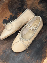 anniel - kids pink leather ballerina