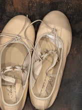 anniel - kids pink leather ballerina