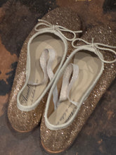 anniel - kids gold glitter ballet