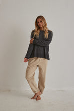 CT plage - charcoal pullover thin wool