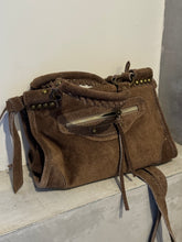 Suede bag