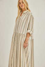 mamapapa - aimee long dress stripes cotton