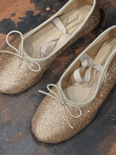 anniel - kids gold glitter ballet
