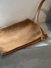 Suede small tote bag