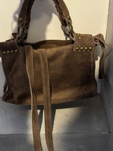 Suede bag