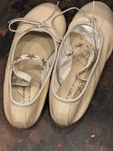anniel - kids pink leather ballerina