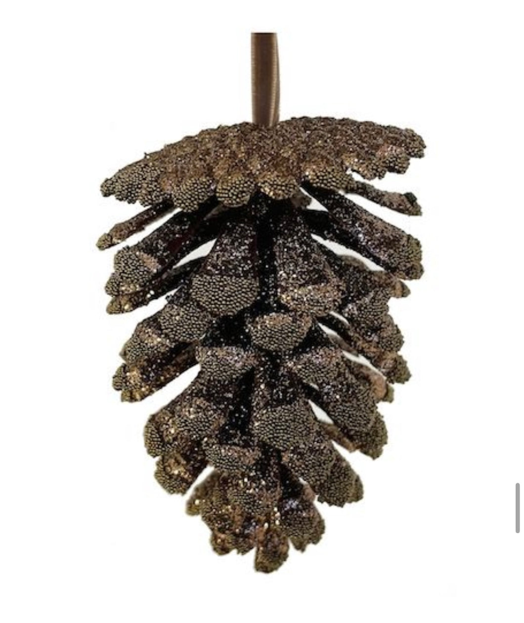 Iced pinecone ornement