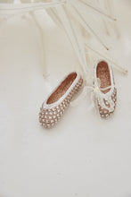 Ballet shoes gold bead