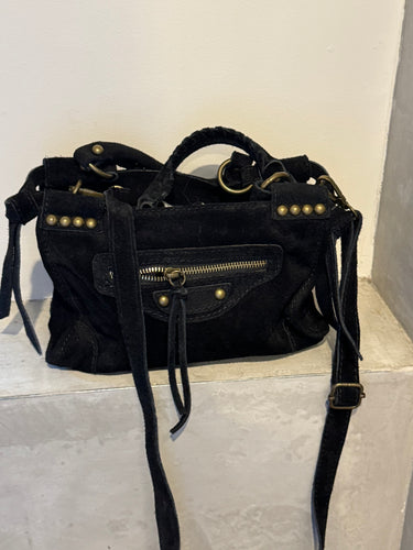 Suede bag