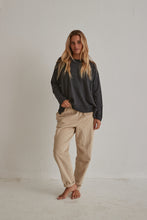 CT plage - charcoal pullover thin wool