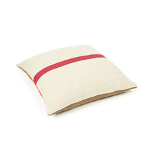 Libeco -  Manitoba red stripe pillow cover