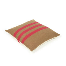 Libeco -  Manitoba red stripe pillow cover