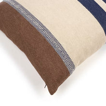Libeco -  Marina stripe indigo pillow cover