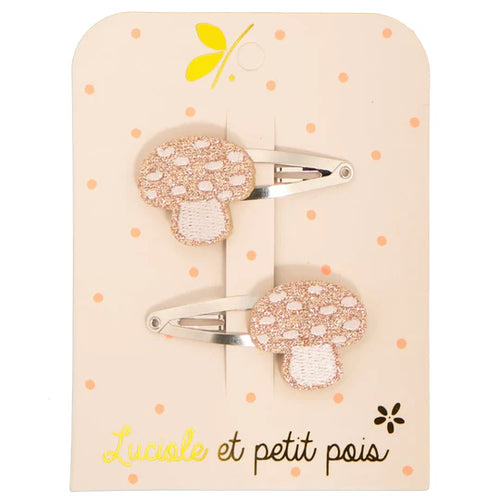 Mushroom barrettes