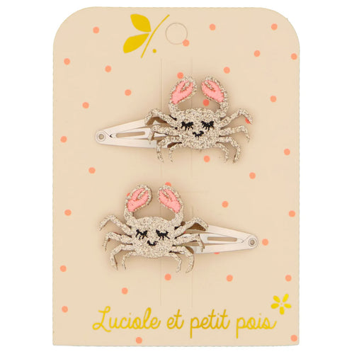 Crab barrettes
