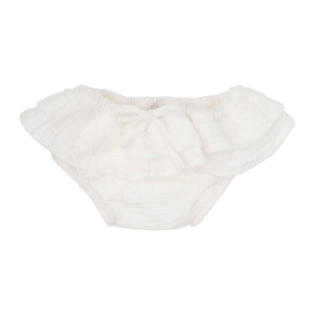 Tocoto vintage - Plumetis bloomer with ruffles