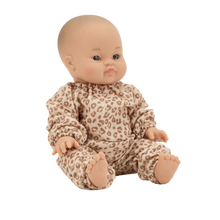 Martin Doll with leopard jumpsuit