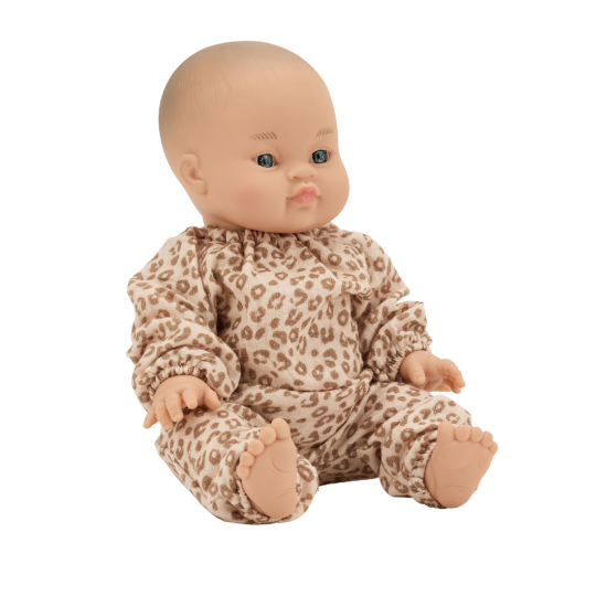 Martin Doll with leopard jumpsuit