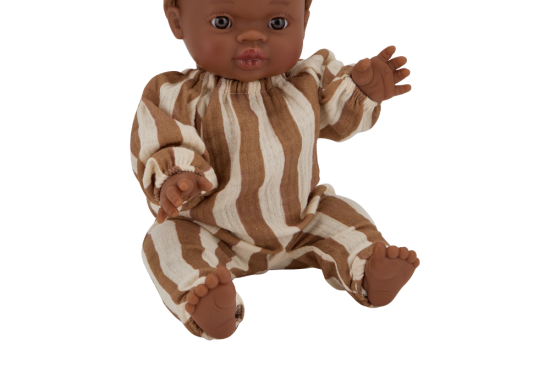 Sacha Doll with stripe jumpsuit