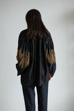 V De Vinster - Ocean black blouse