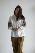 V De Vinster - Ocean white blouse