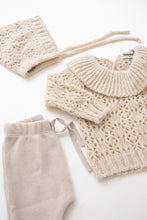 Knitted frill neck Sweater W50422