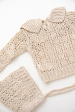 Knitted frill neck Sweater W50422