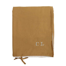 camomile london - ochre/stone duvet cover