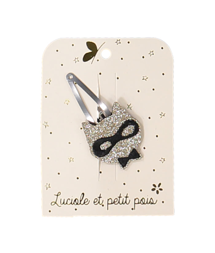 masked cat hair clip – gold