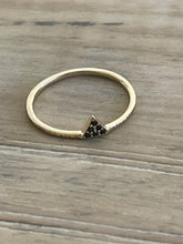 Thin triangle black ring