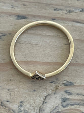 Thin triangle black ring