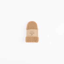 Toasties - Children Camel mittens wool cuff