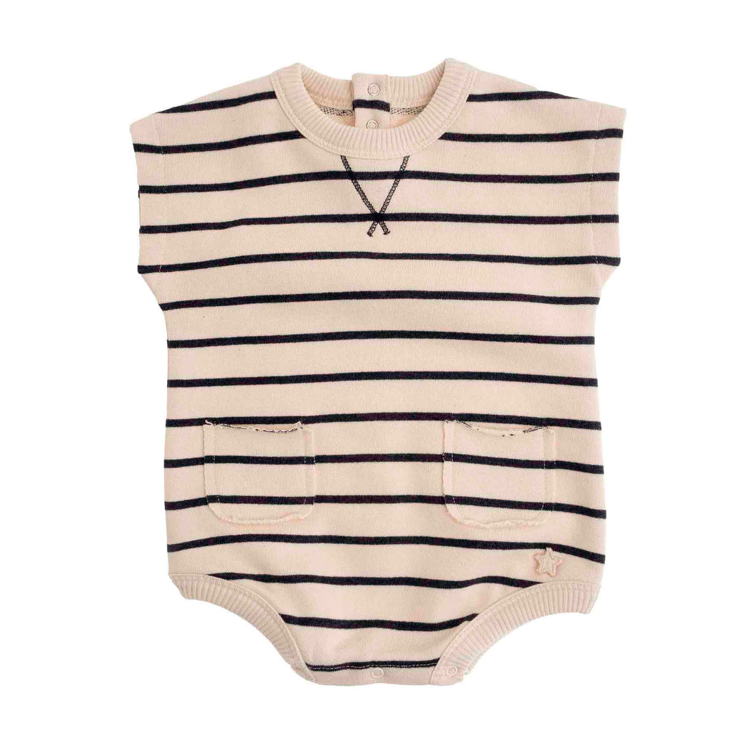 Tocoto Vintage - Cotton stripes onesie body