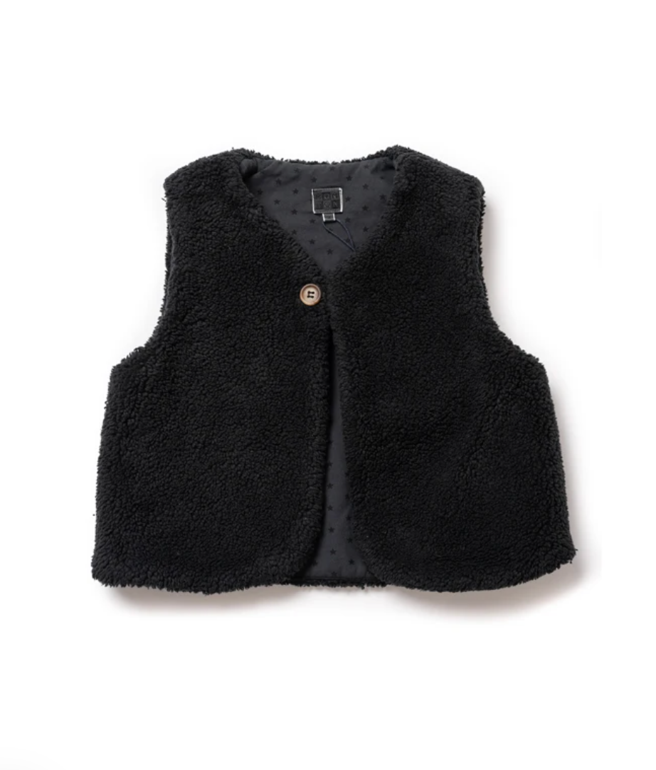 Grey 2025 gilet fur