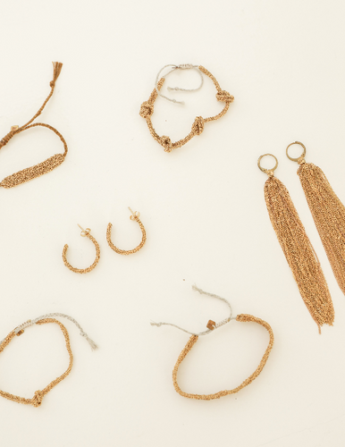 Maison Bivouac - Wanda gold earrings