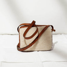 La Benjamine - Camel moumout leather bag