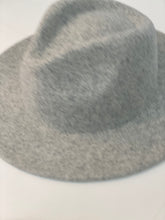 Light grey felt hat