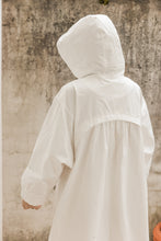white coat  - hood