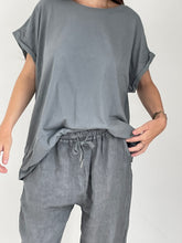 Mamapapa tee shirt medium grey