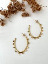 Large Oval hoop earrings