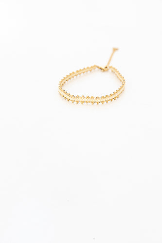 Beaded white bracelet or ring