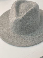 Light grey felt hat