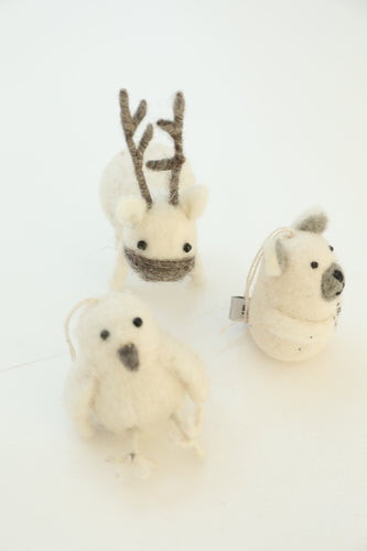 cream little polar bear