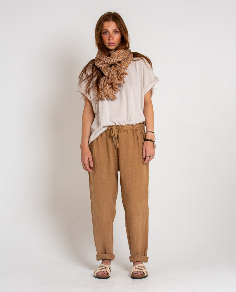 scarf ochre pattern – mamapapa