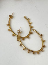 Large Oval hoop earrings