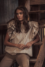 mamapapa - amanda sleeveless stripe blouse
