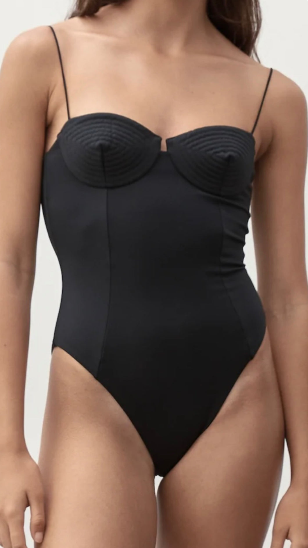 swimsuit black one piece